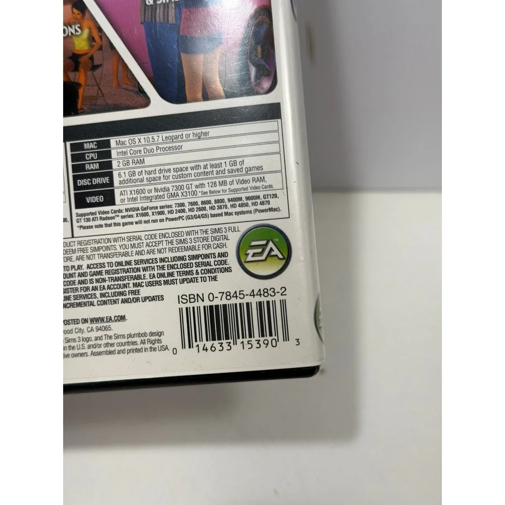The Sims 3 and SimCity 3000 PC Game Bundle EA Maxis Simulation Strategy Disc Set